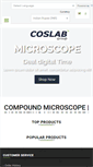 Mobile Screenshot of microscopesmanufacturer.com