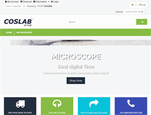 Tablet Screenshot of microscopesmanufacturer.com